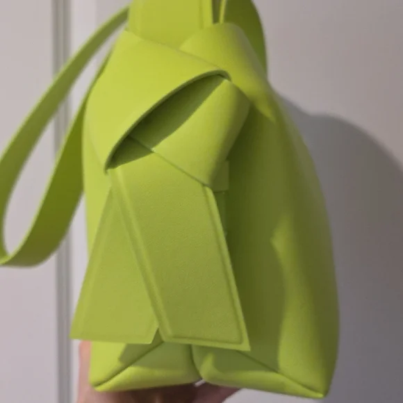Acne Studios Neon Green Musubi Small - Picture 4 of 7